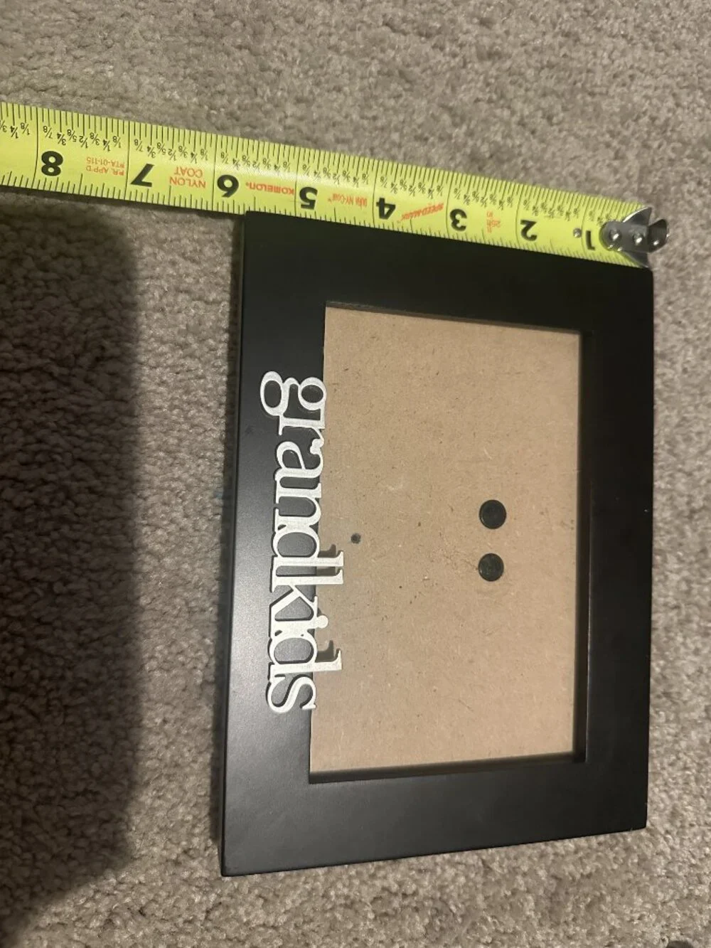 Malden Grandkids Black Tabletop Picture Frame